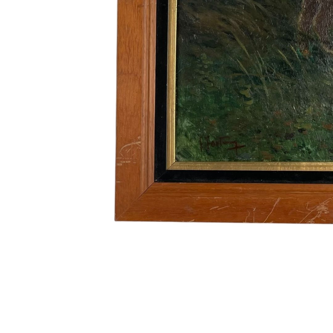 ANONIMO Arte sin Vidrio Estilo Paisajismo Medida 33cm X 26cm