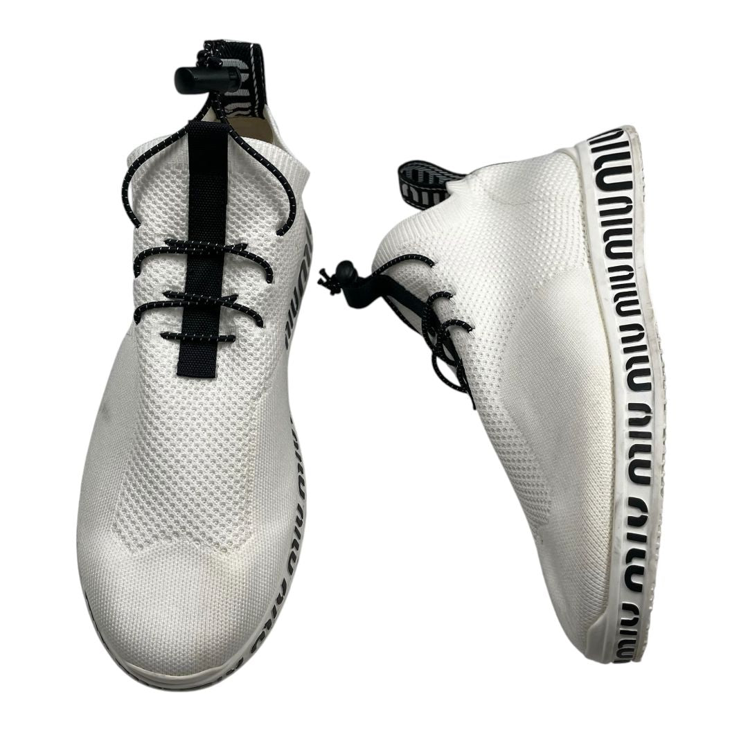 MIU MIU Zapatillas Blanco Talle 37,5