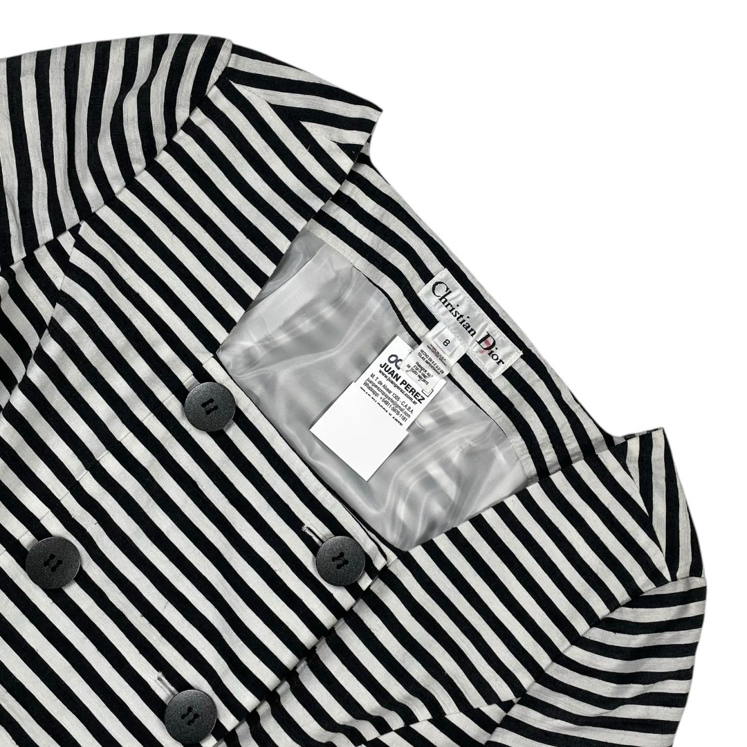 DIOR Crop Top Varios Rayado Talle 8