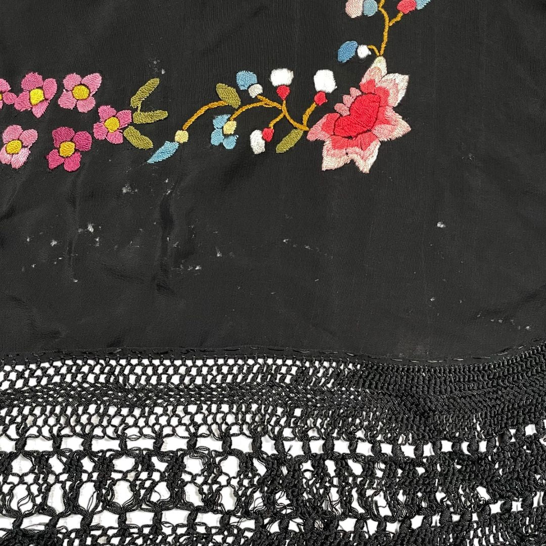 SIN MARCA Shall Negro Medida 165cm X 150cm