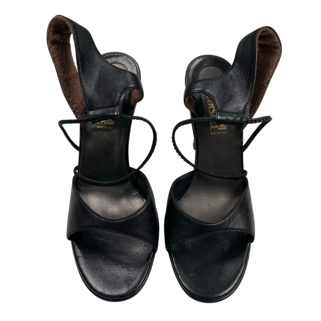 VERSACE Sandalias Negro Talle 36,5