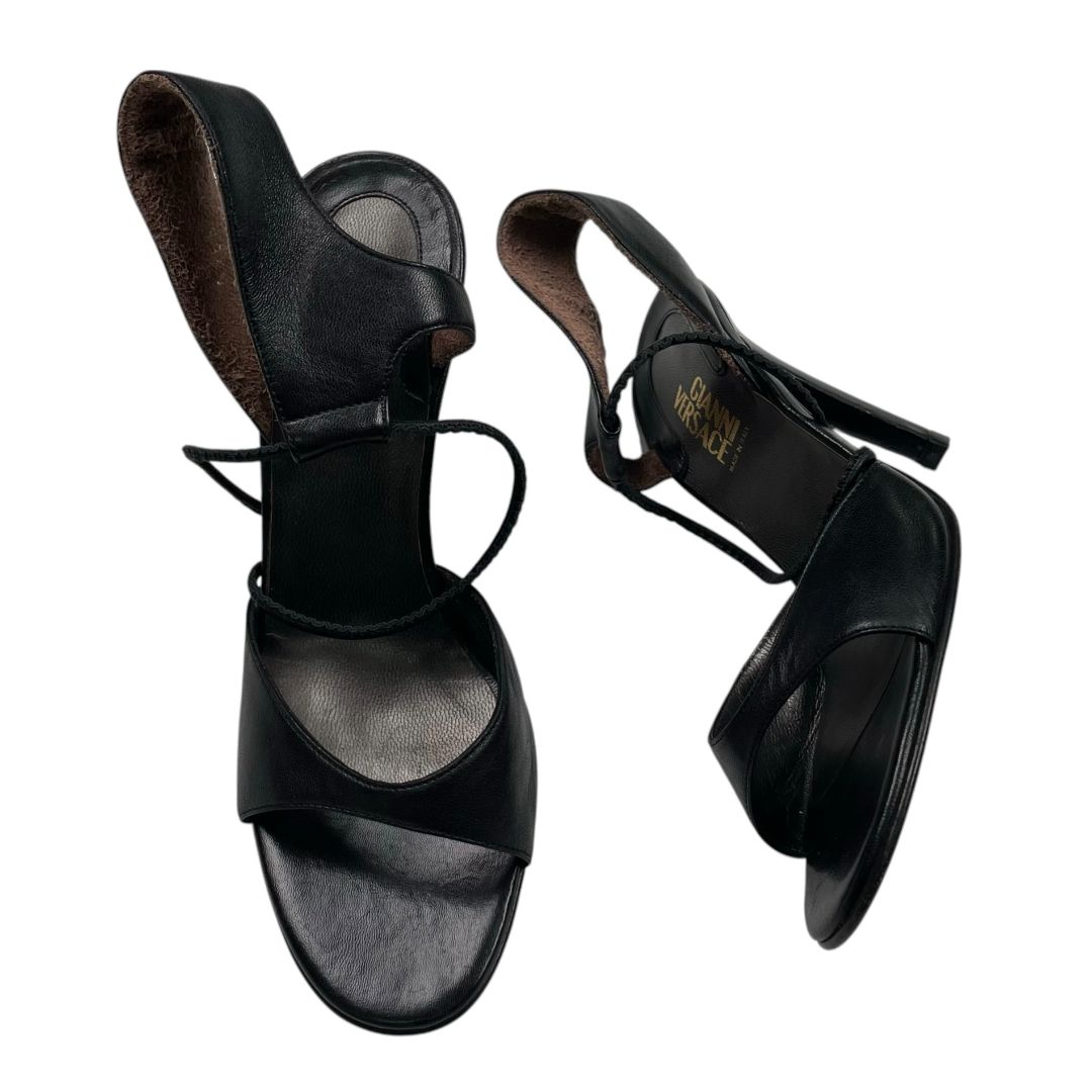 VERSACE Sandalias Negro Talle 36,5