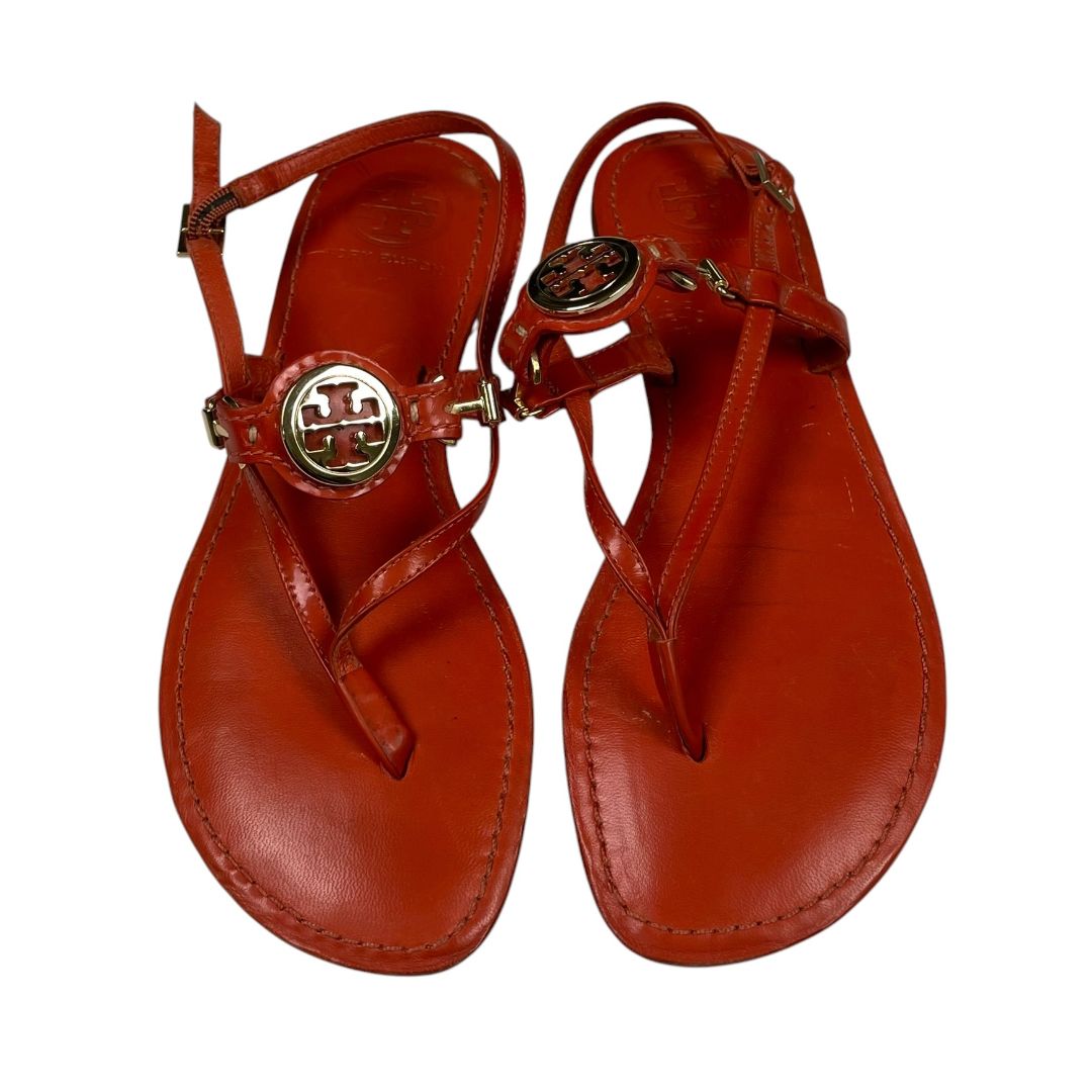 TORY BURCH Ojotas Naranja Talle 7,5