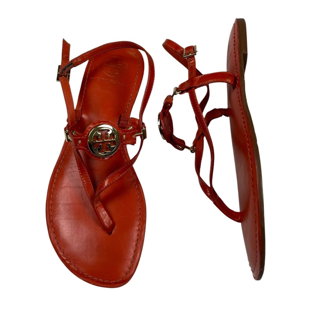 TORY BURCH Ojotas Naranja Talle 7,5