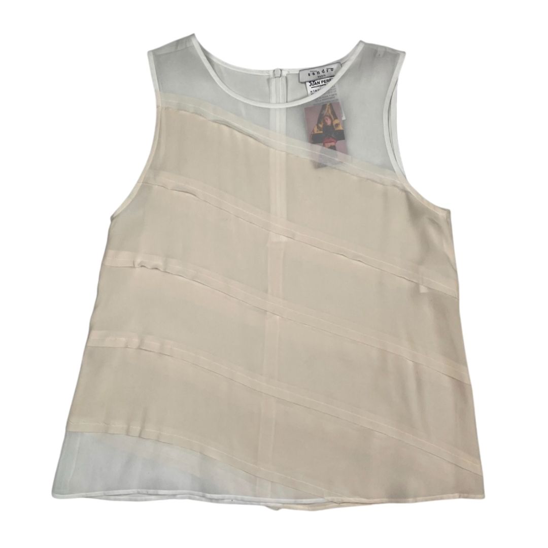 SANDRO Blusa Beige Talle S