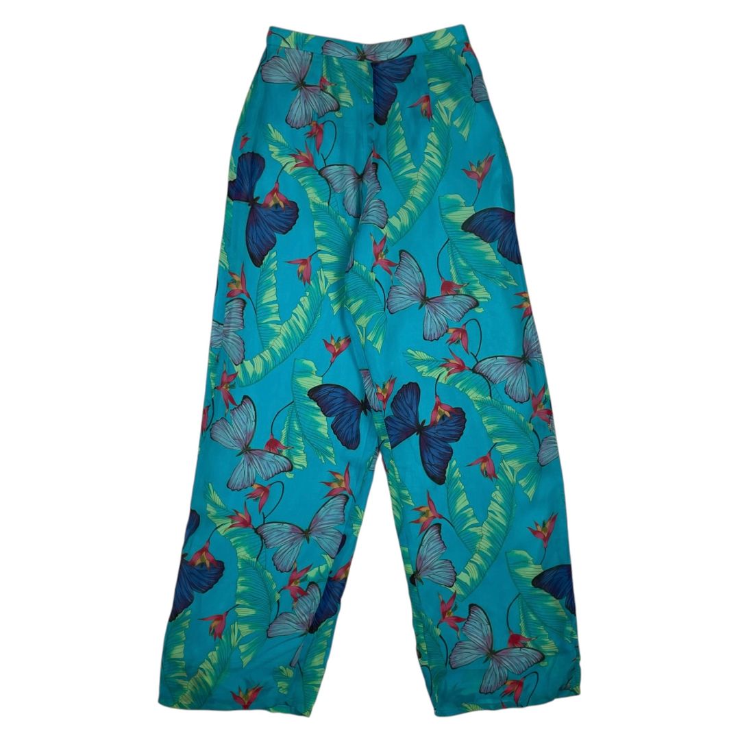 KENZO Pantalon Celeste Talle 36