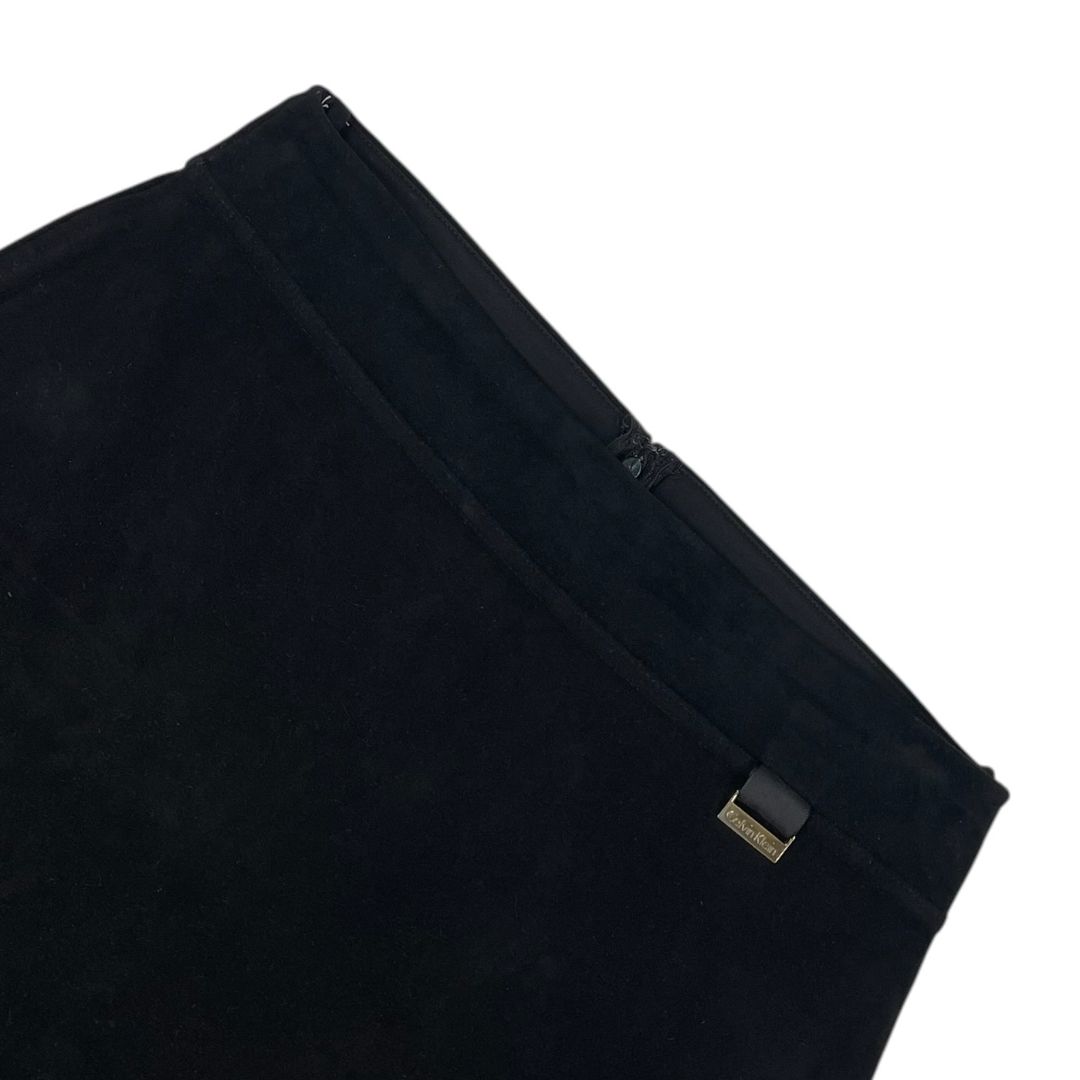 CALVIN KLEIN Pollera Media Pierna Negro Talle XS
