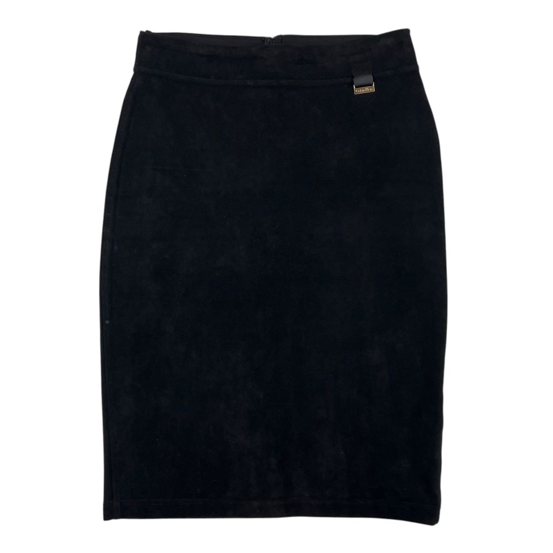 CALVIN KLEIN Pollera Media Pierna Negro Talle XS