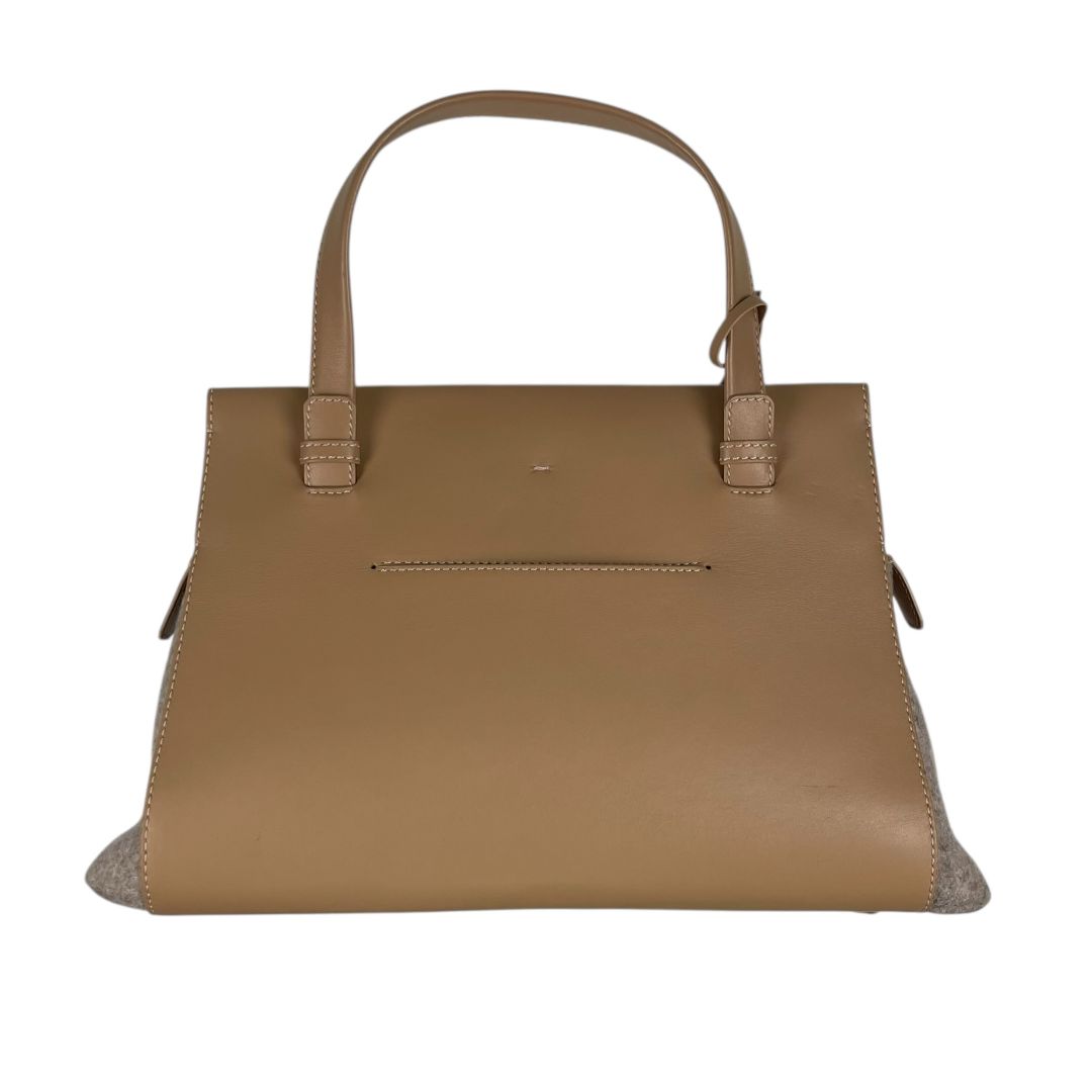 Cartera  AGNONA  Beige Medida 34cm X 26cm