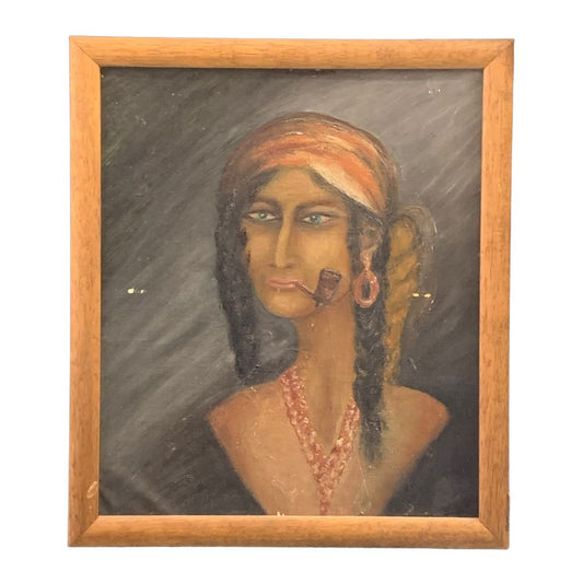 Gitana    Marco 52cm X 44cm Obra 46cm X 38,5cm