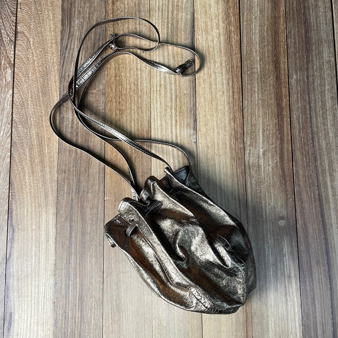 Cartera  SIN MARCA  Dorado Talle Unico