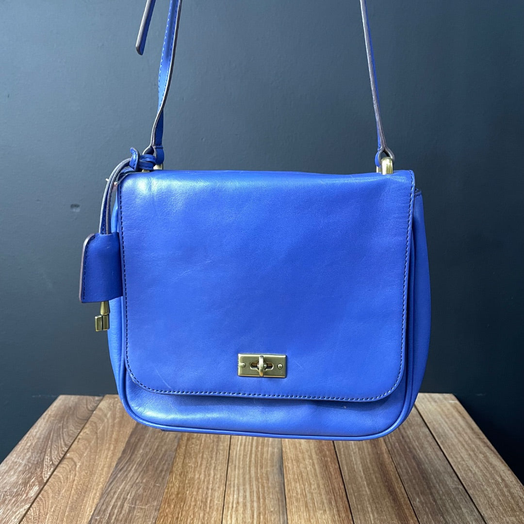 Cartera  FOSSIL  Color Azul Talle Unico