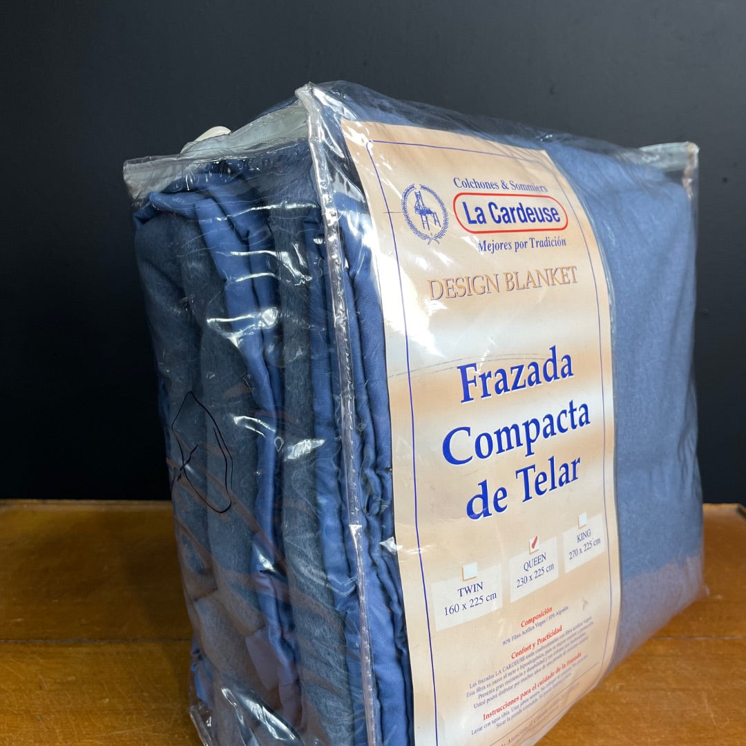 SIN MARCA Frazada Celeste Talle Unico