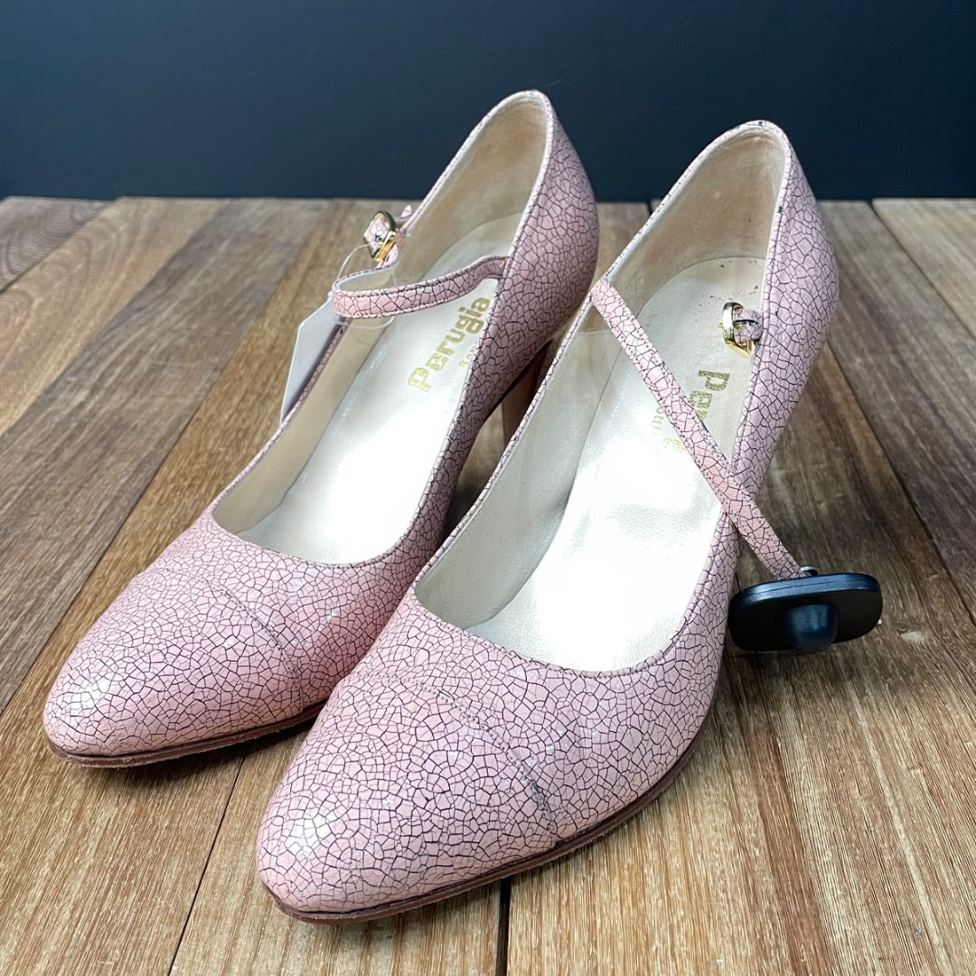 Zapato Taco Alto  PERUGIA  Rosa Talle 7