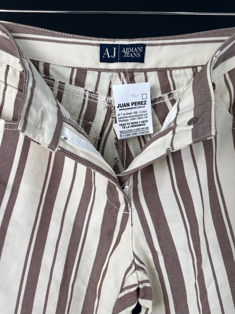 ARMANI Pantalon Varios Rayado Talle 38
