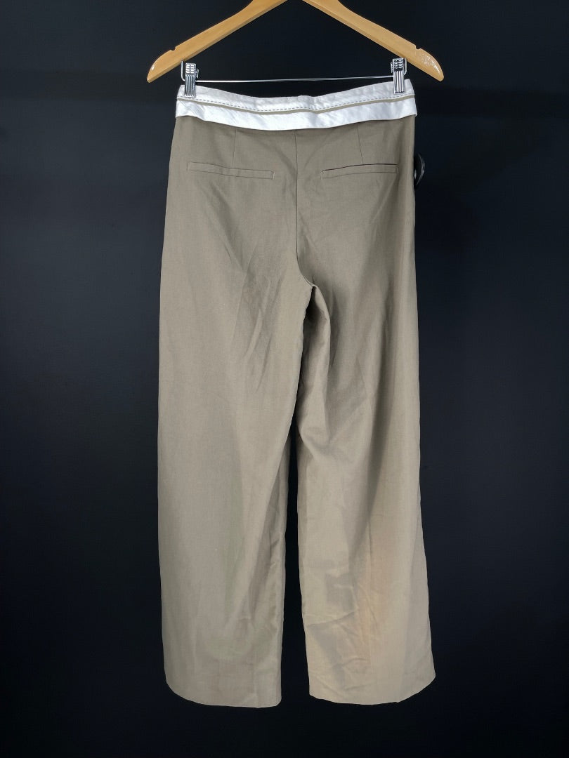 BERSHKA Pantalon Verde Talle 34