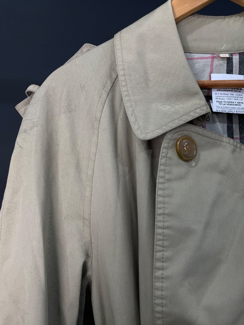SIN MARCA Impermeable Beige Talle M