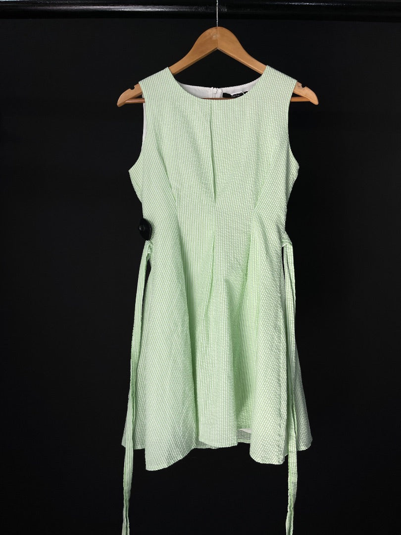 ZAFUL Vestido Sin Manga Varios Rayado Talle M