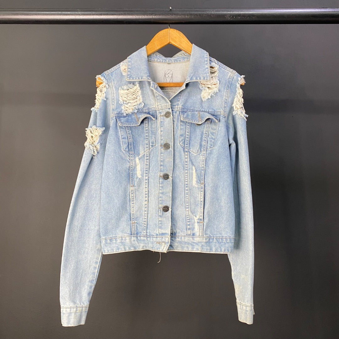 Campera  Frankie  Color Celeste Talle M