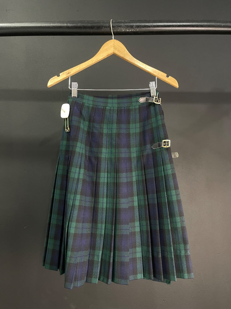 PRÍNCIPE DI FIRENZE  Pollera Media Pierna  Varios Escoces Verde  Talle 40