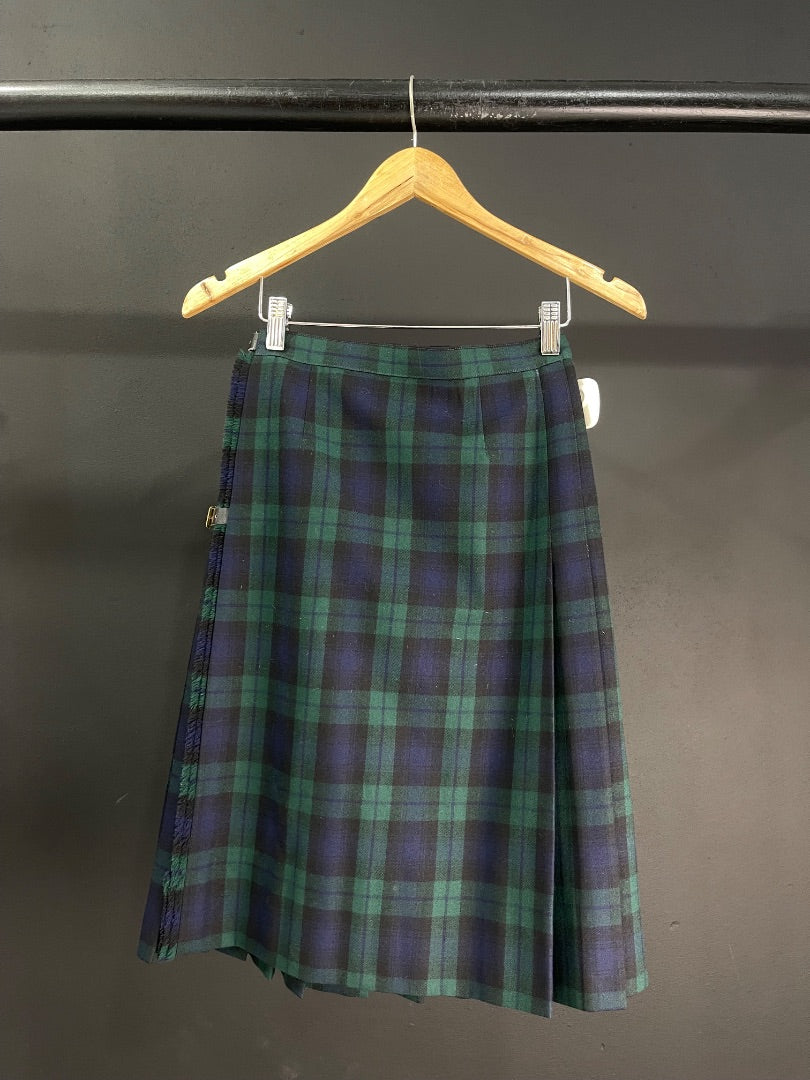 PRÍNCIPE DI FIRENZE  Pollera Media Pierna  Varios Escoces Verde  Talle 40