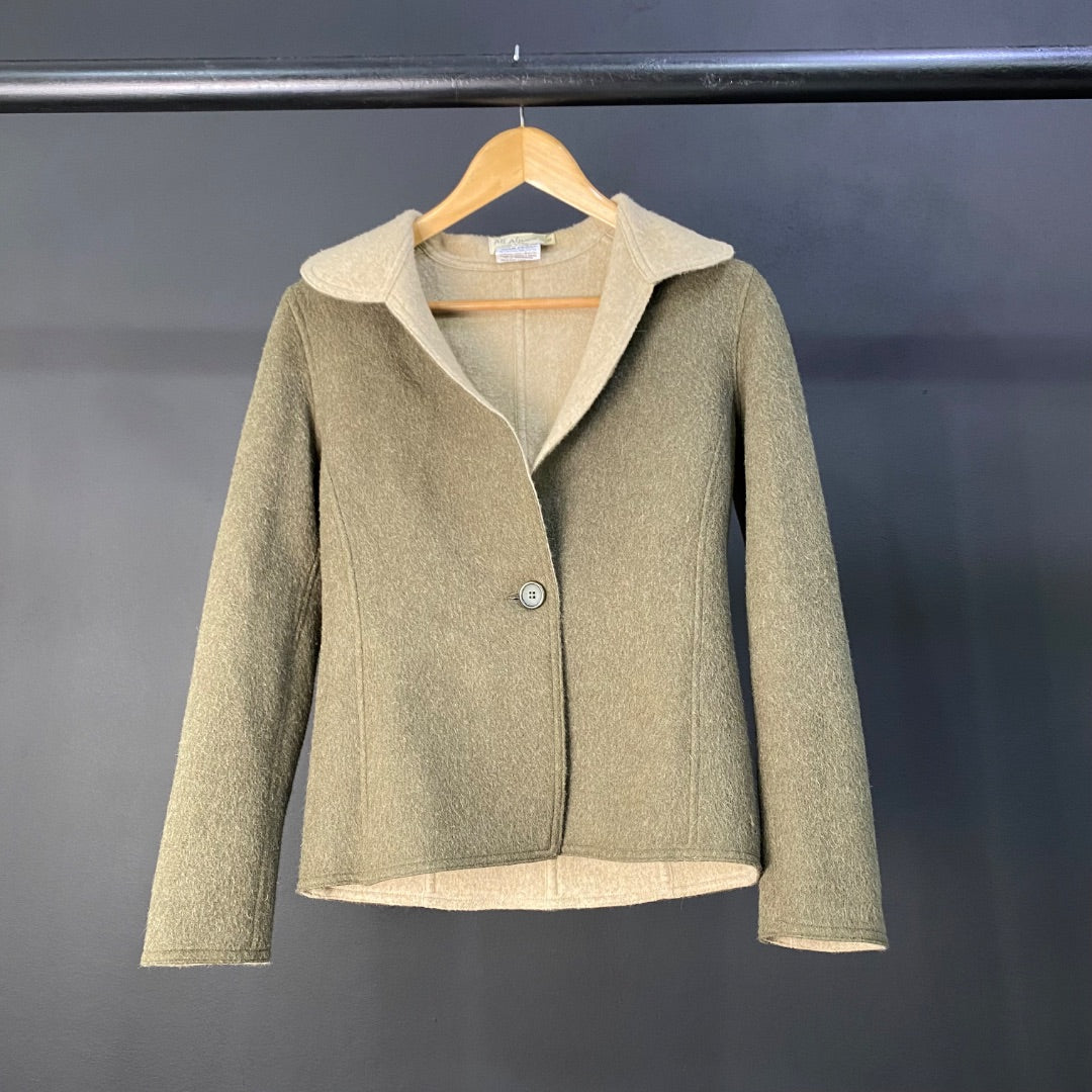 Saco  ALL ALPACA  Verde Talle S