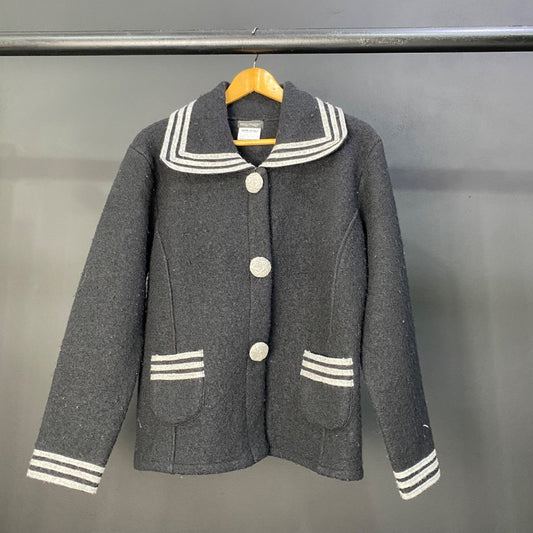 MISS TWEED  Saco  Negro  Talle 3