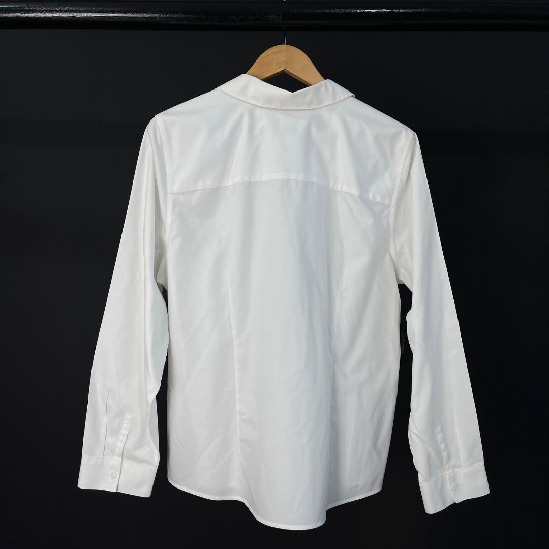 CHICO´S Camisa Manga Larga Blanco Talle L