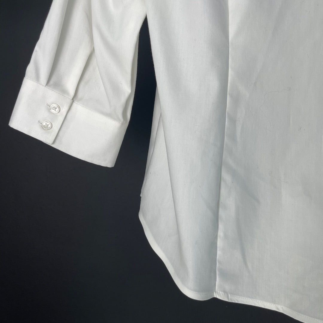 JONES NEW YORK Camisa Manga Corta Blanco Talle XL