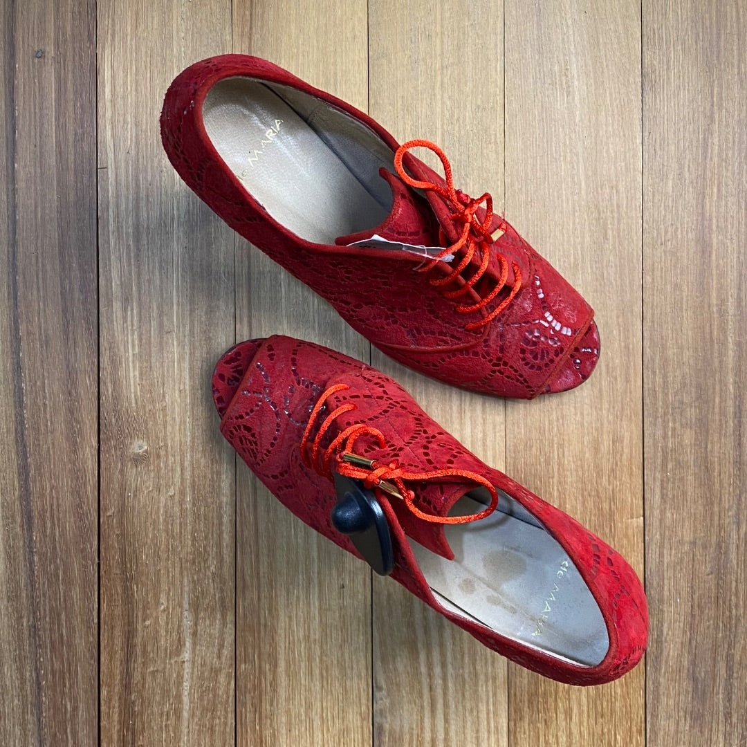 Sandalias  DE MARIA  Rojo Talle 9