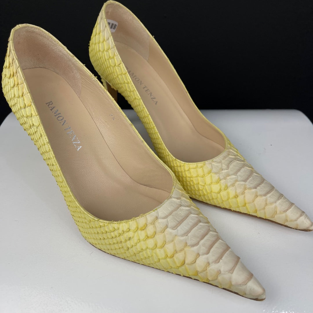 RAMÓN TENZA Zapatos Amarillo Talle 37,5