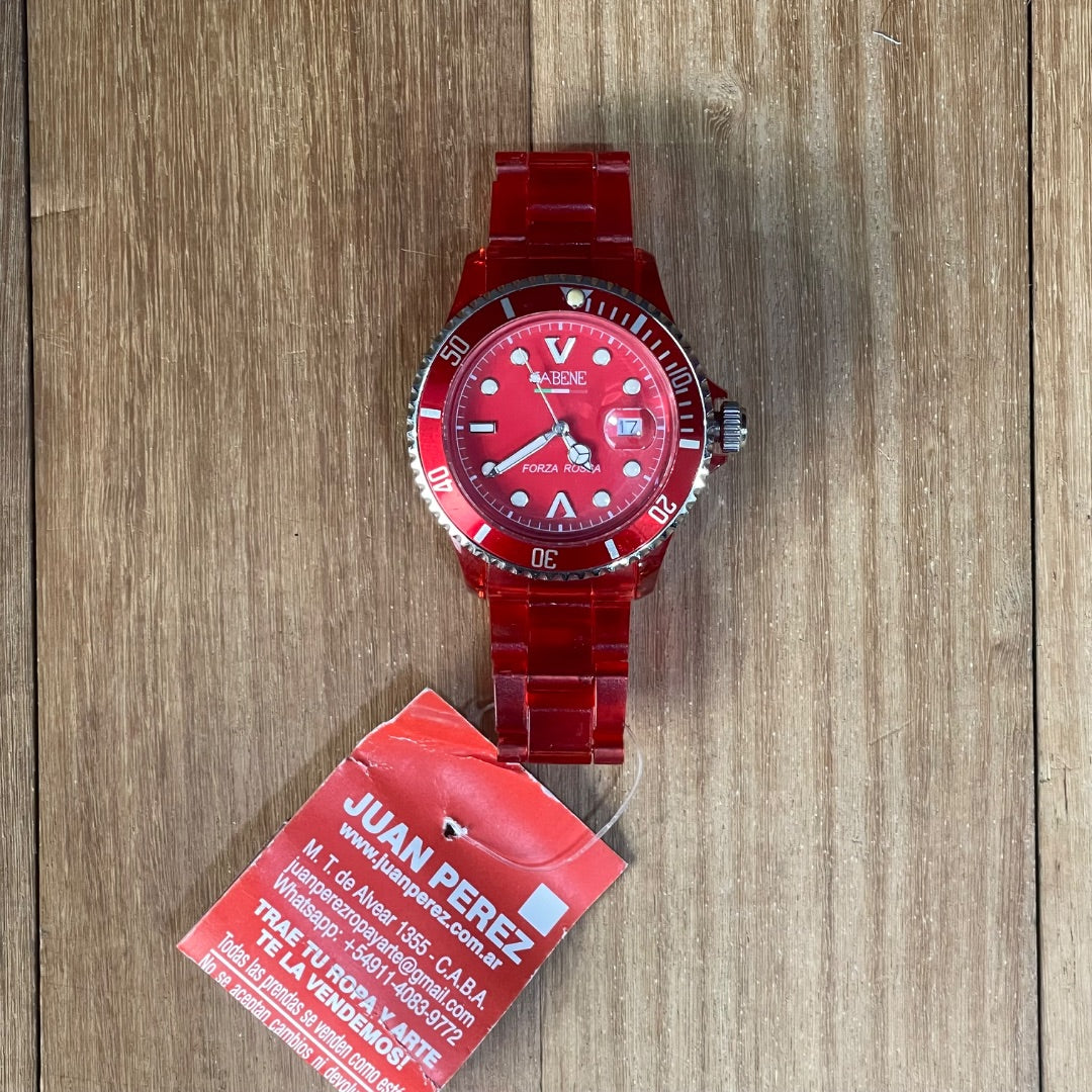 SIN MARCA  Reloj Pulsera  Rojo  Talle Unico