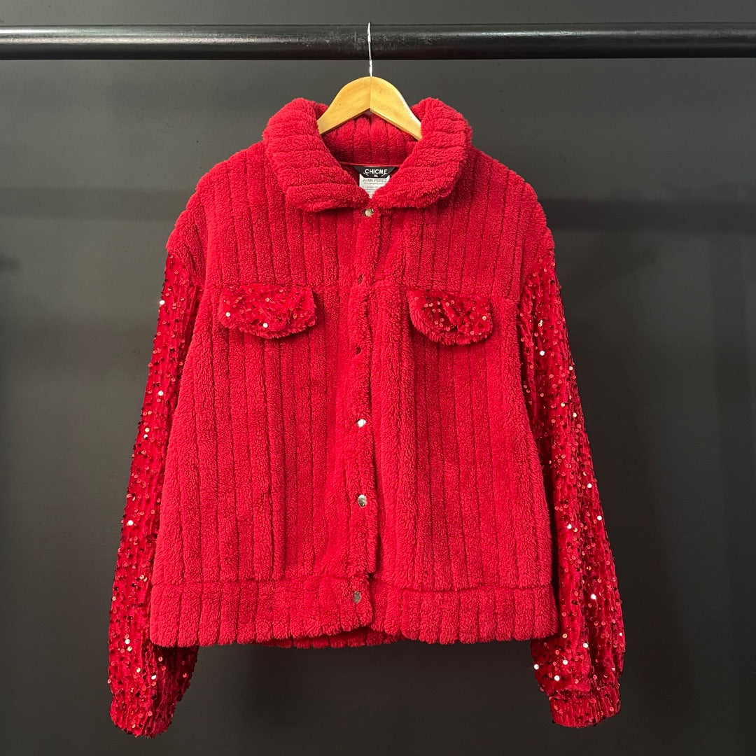 CHICME  Campera  Rojo  Talle XL