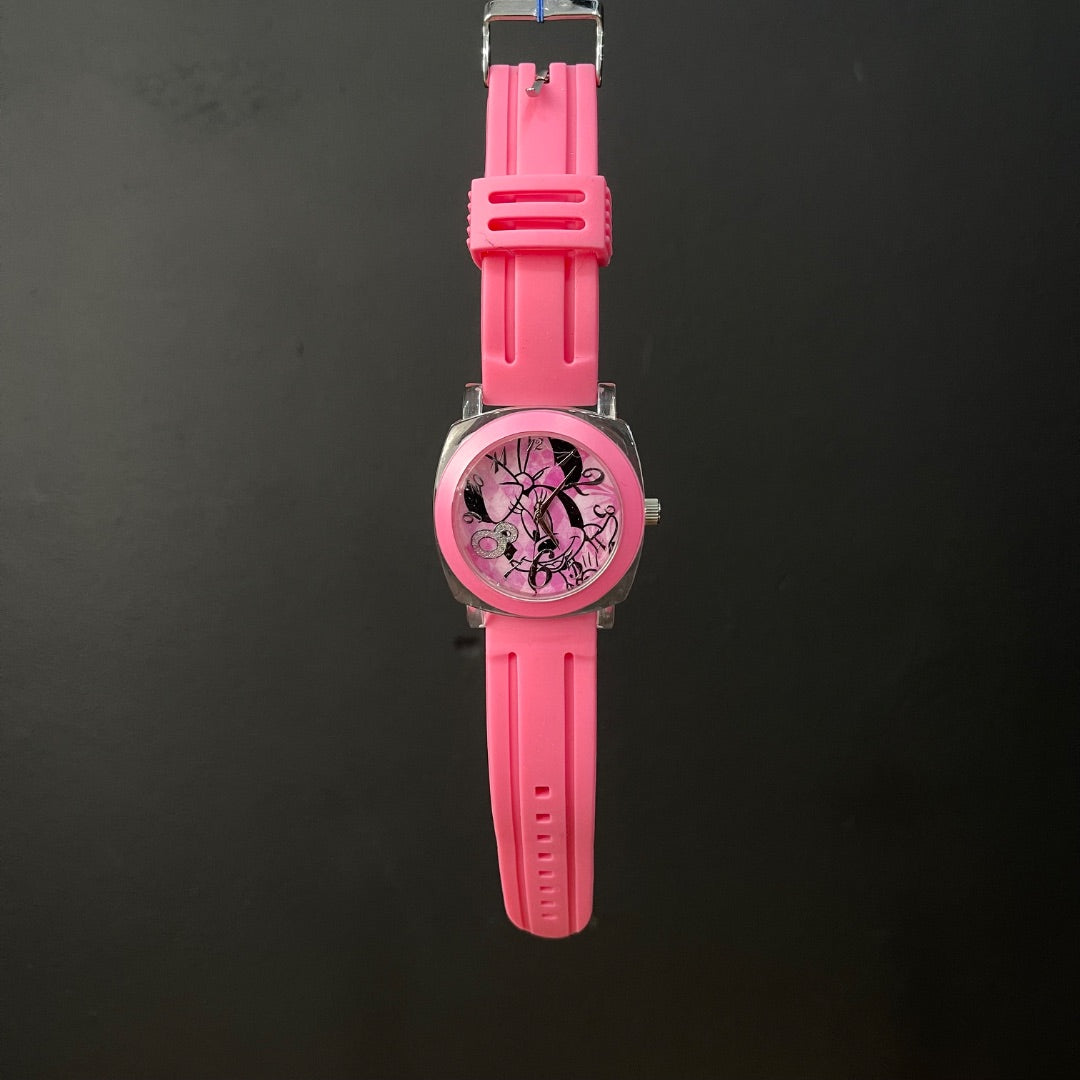 DISNEY  Reloj Pulsera  Rosa  Talle Unico