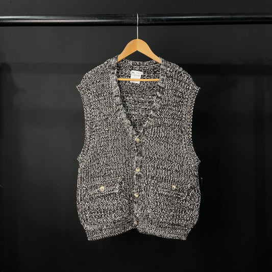 ZARA  Chaleco Corto  Jaspeado  Talle L