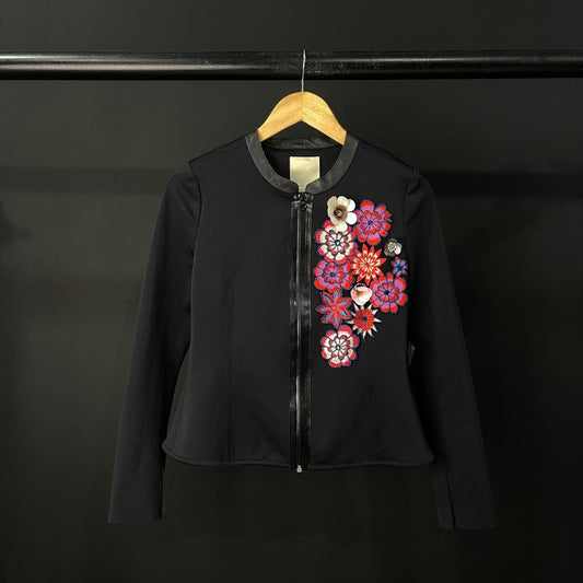JAZMIN CHEBAR Campera Negro Talle M