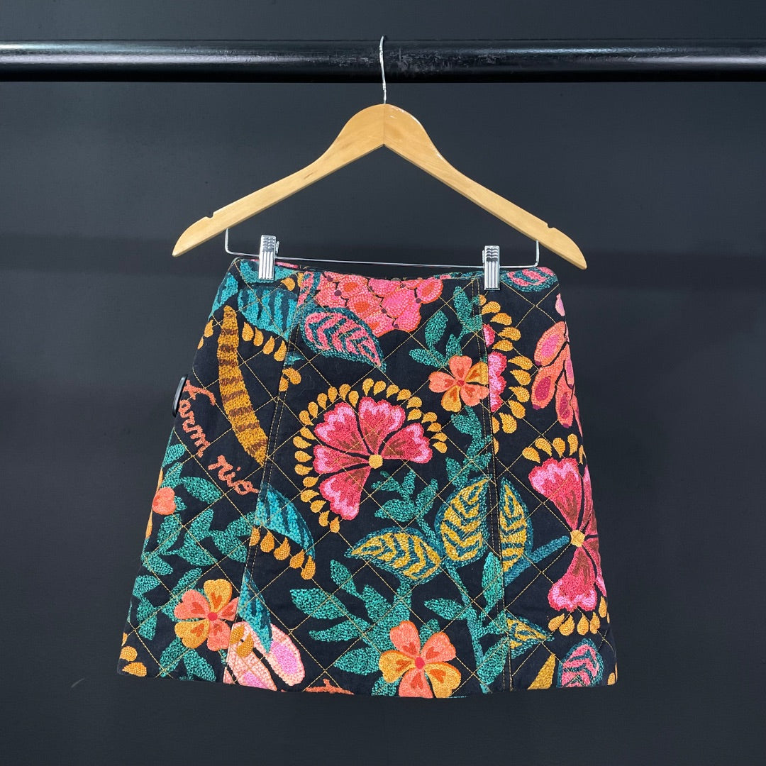 FARM  Pollera Mini  Varios Floral  Talle S