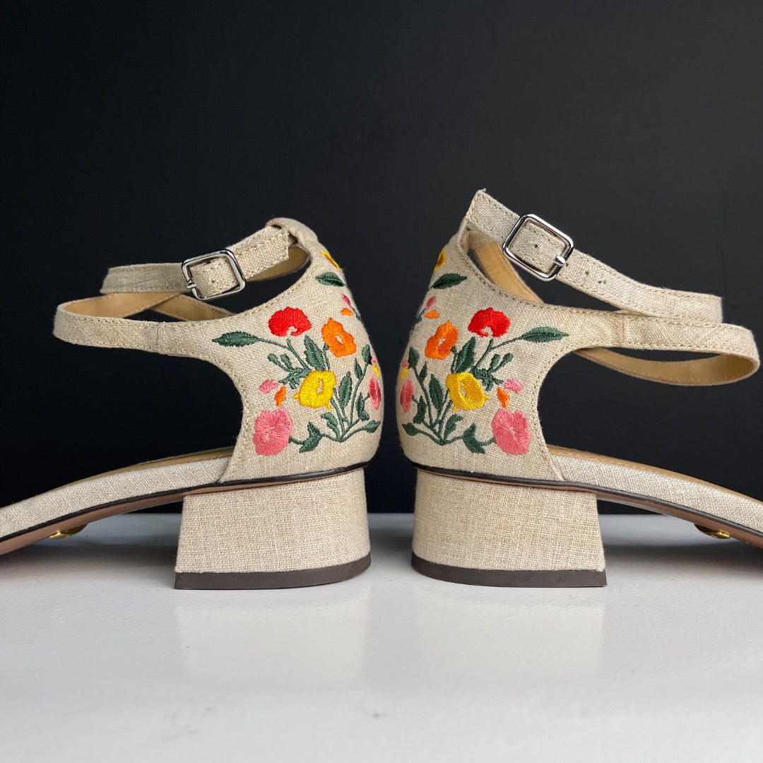 RALPH LAUREN Sandalias Beige Talle 37,5