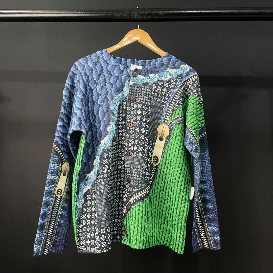 SIN MARCA  Sweater Abierto  Varios  Estampado  Talle XL