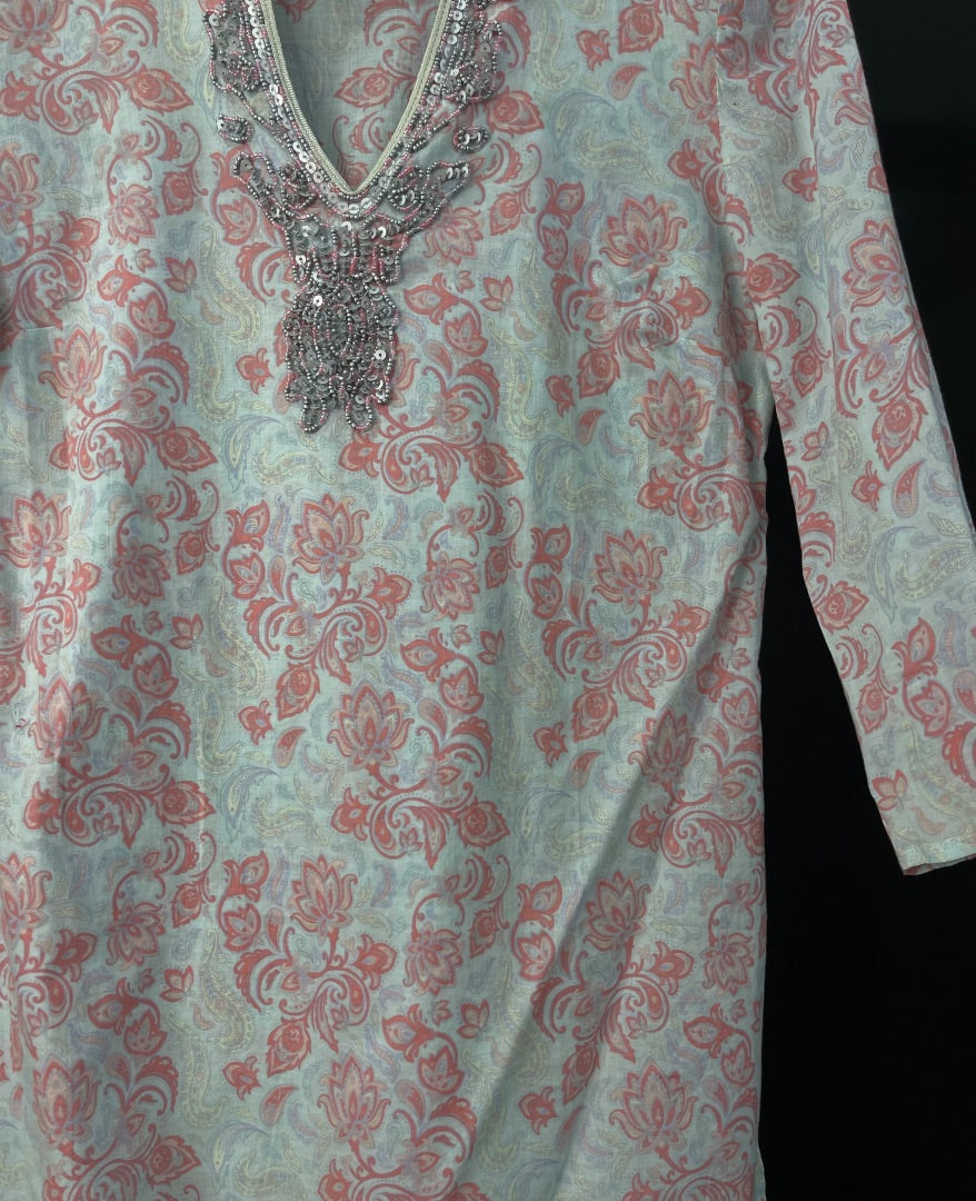 PEDRO DEL HIERRO Blusa Manga 3/4  Color Varios  Estampado  Talle M