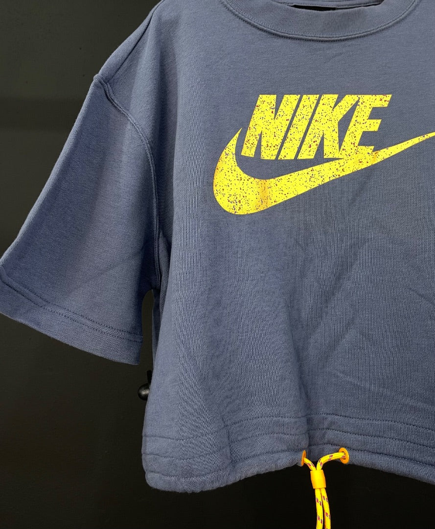 NIKE Remera Manga Corta Gris Talle S