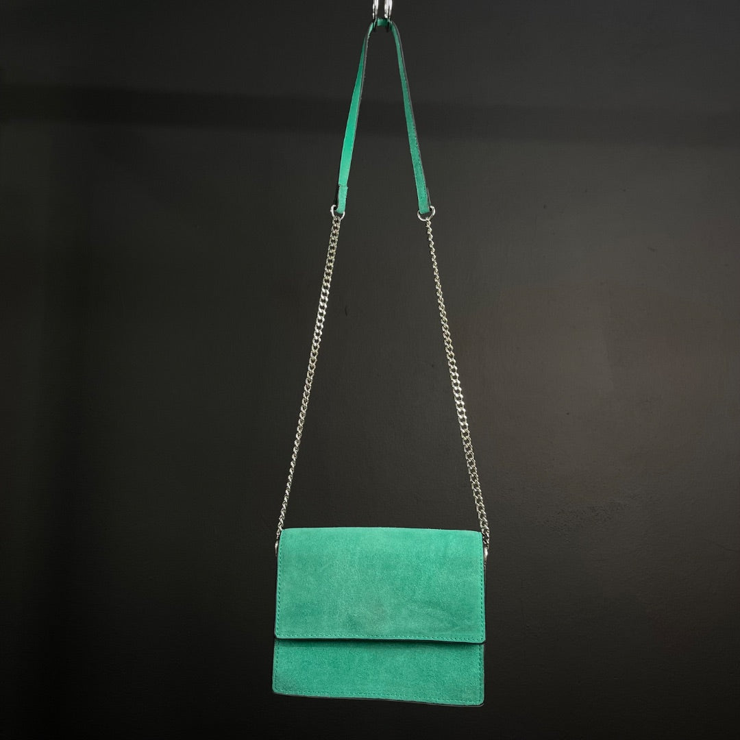 MANGO Cartera Verde Talle Unico