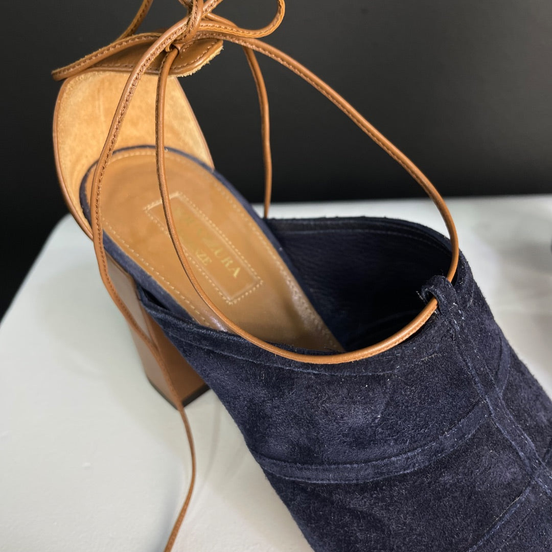 AQUAZZURA Sandalias Azul Talle 40