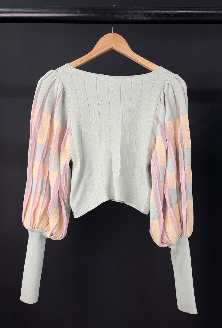 ZARA  Conjunto X2 Pollera Y Otro  Verde  Talle S
