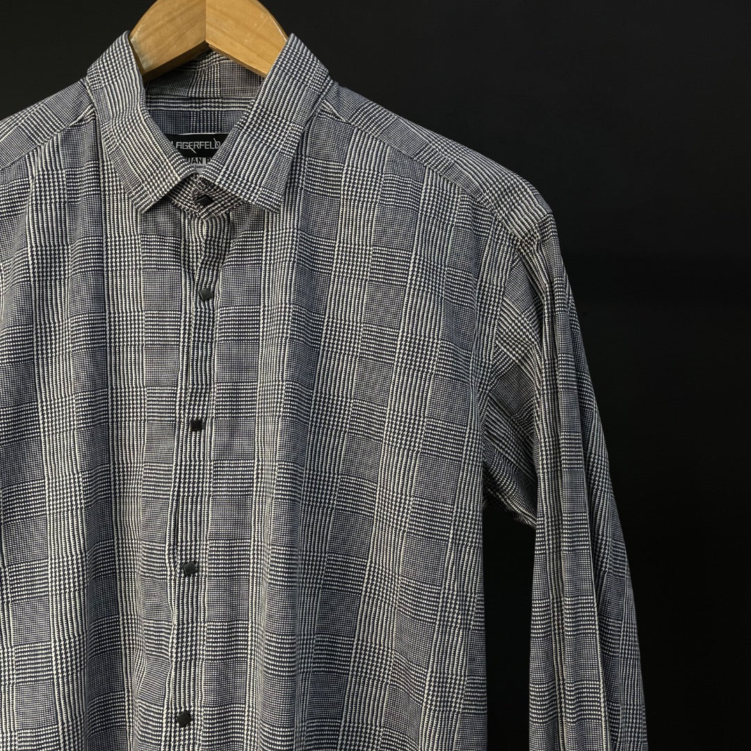 LAGERFELD  Camisa Manga Larga  Varios  Cuadrille  Talle S