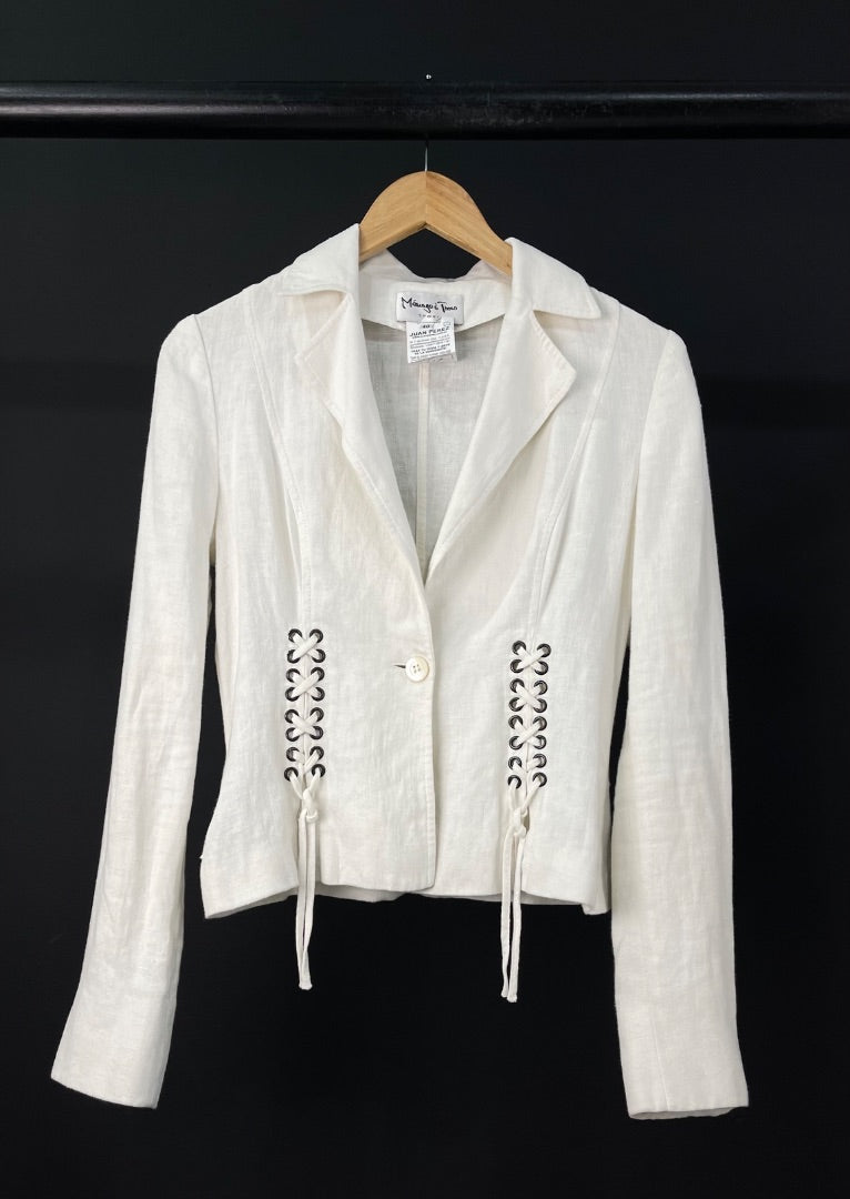 MENAGE A TROIS  Conjunto X2  Blanco  Talle 40