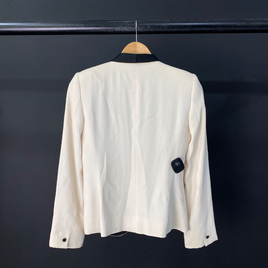 ZARA Saco Varios Beige Y Negro Talle XS