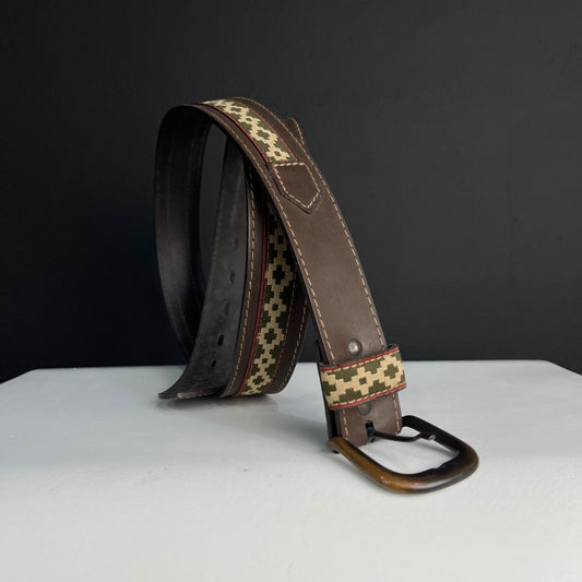 SIN MARCA Cinturon Otro Marron Talle Unico