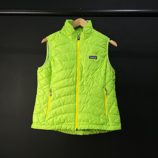 PATAGONIA Chaleco Corto Verde Talle M