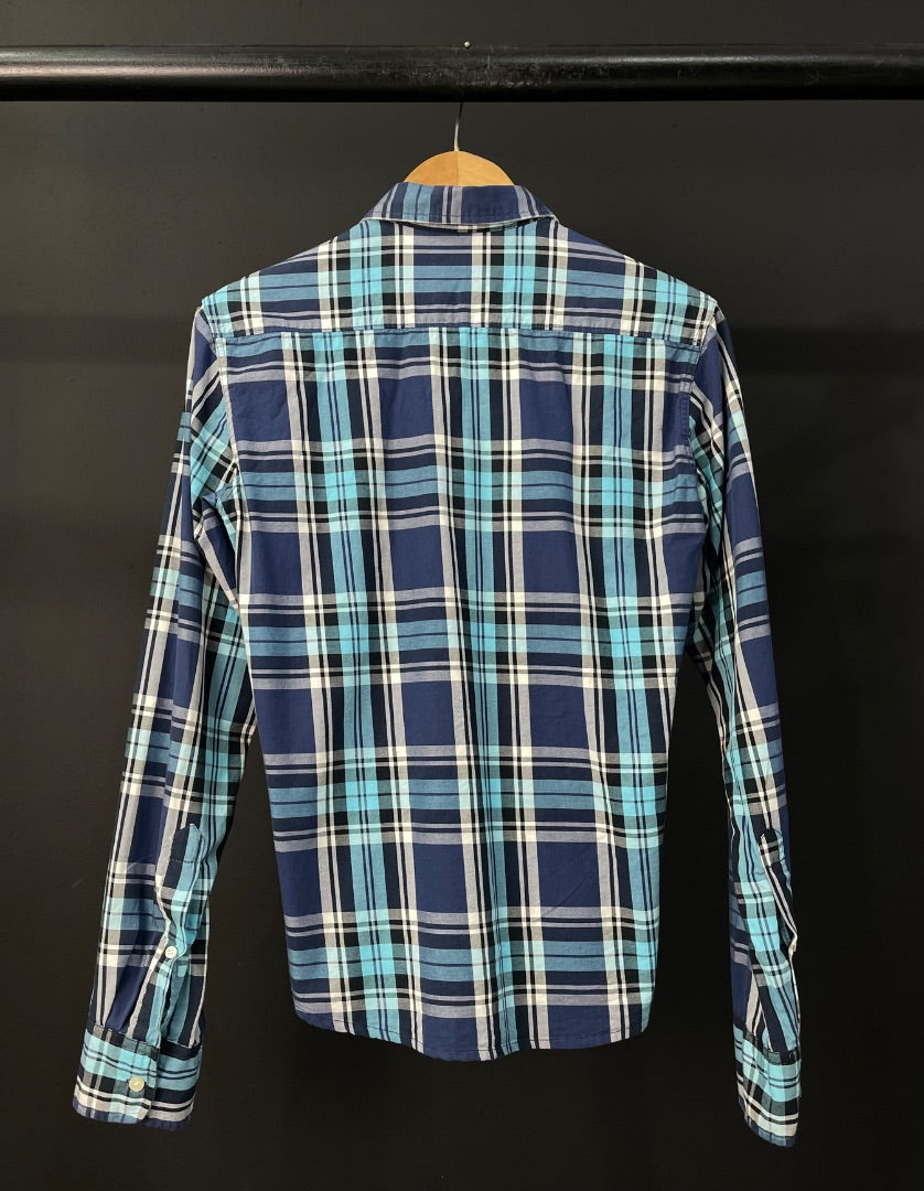 H&M  Camisa Manga Larga  Varios Cuadros  Talle S